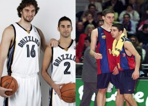 החברים מברצלונה התאחדו לזמן קצר ב NBA